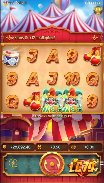 Circus Delight — ảnh giao diện
