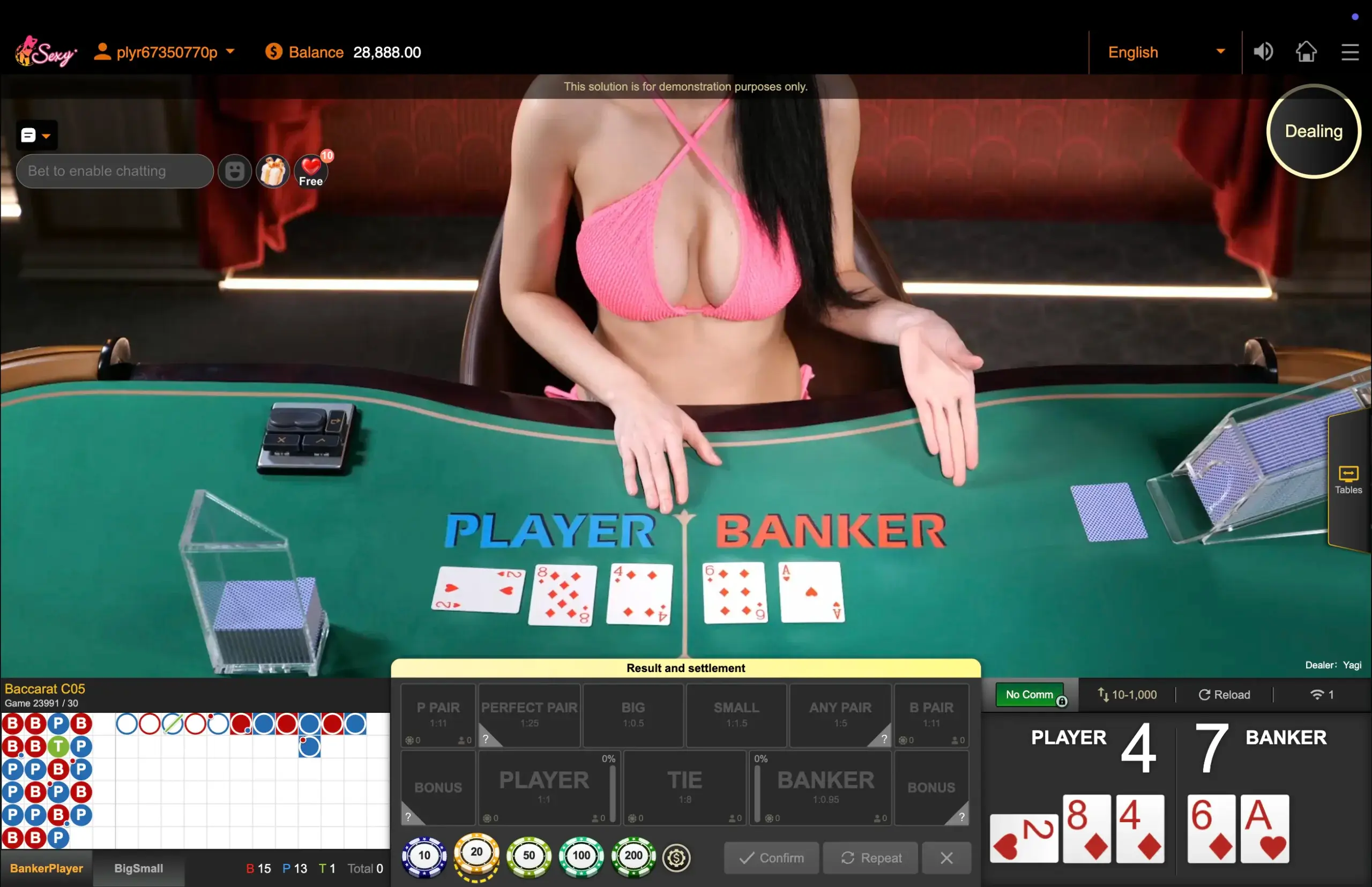 Bàn Baccarat live tại lc79giảitríđỉnhcao-trảinghiệmkhácbiệt.com