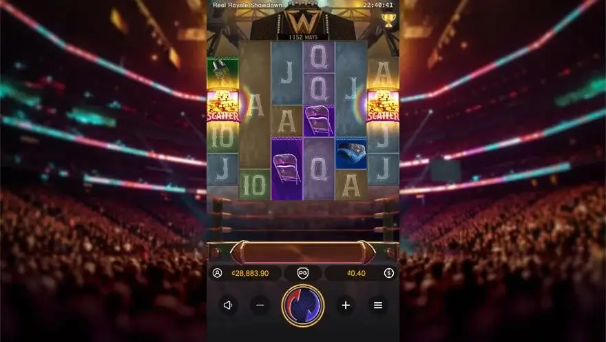 Ảnh màn hình gameplay game Reel Royale Showdown (slot PG) chơi tại LC79