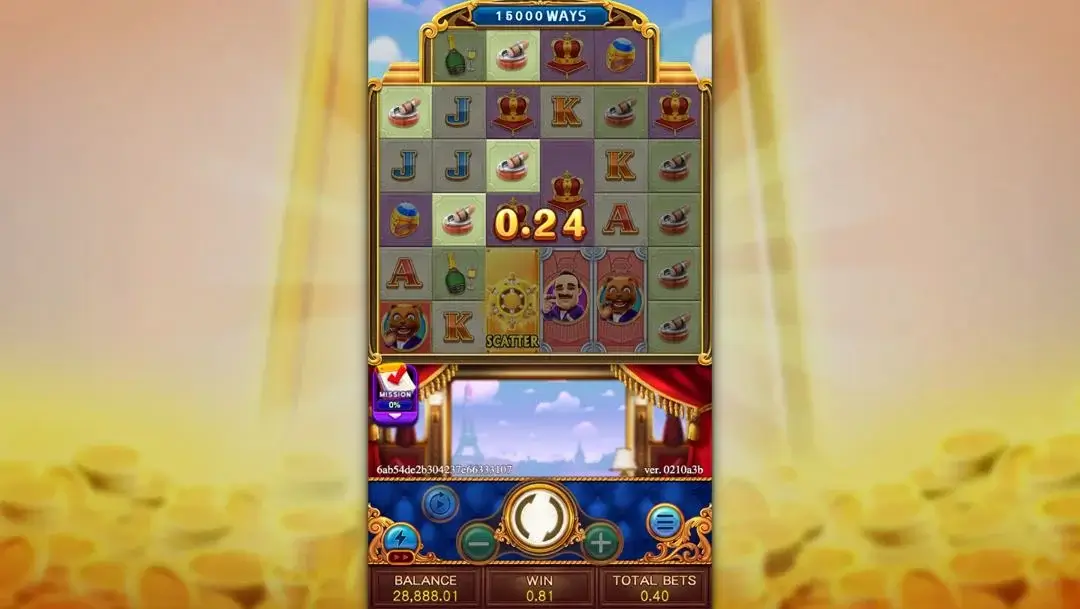 Ảnh giao diện chính game RICH MAN (slot FC) chơi tại LC79