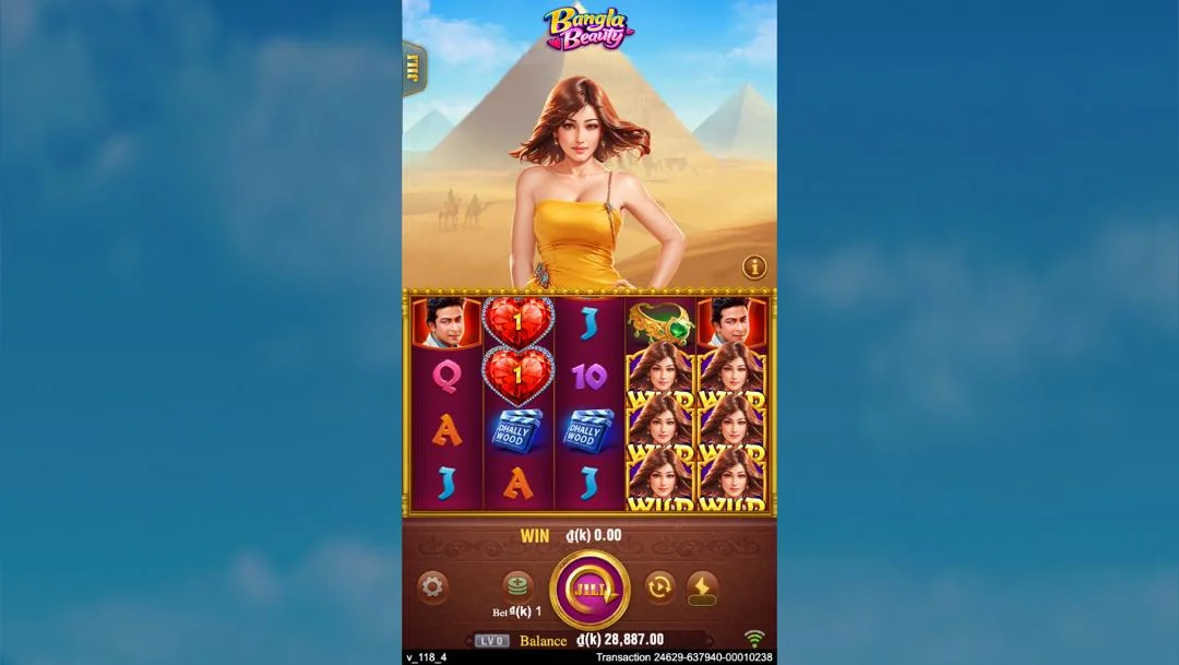 Ảnh giao diện chính game Bangla Beauty (slot JILI) chơi tại LC79