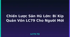 Chiến Lược Săn Hũ Lớn: Bí Kíp Quản Vốn LC79 Cho Người Mới tại LC79