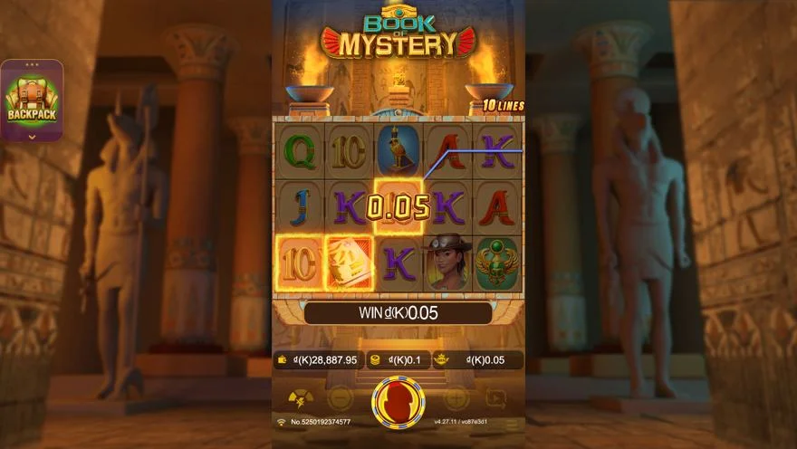 Ảnh bảng biểu tượng & tính năng game BookOfMystery (slot JDB) chơi tại LC79