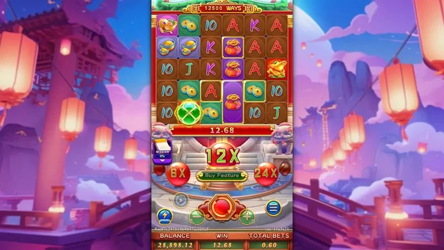Ảnh màn hình gameplay game CHINESE NEW YEAR MOREWAYS (slot FC) chơi tại LC79