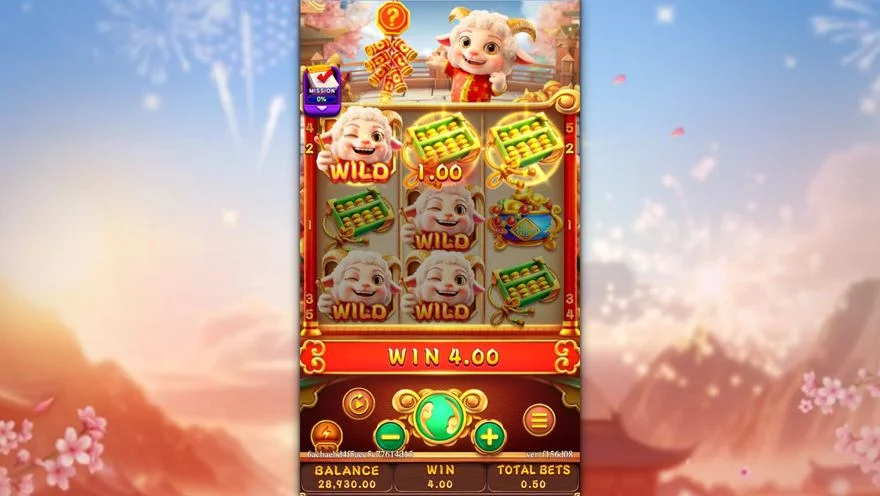 Ảnh bảng biểu tượng & tính năng game FORTUNE SHEEP (slot FC) chơi tại LC79