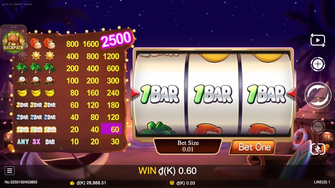 Ảnh giao diện chính game Funky King Kong (slot JDB) chơi tại LC79